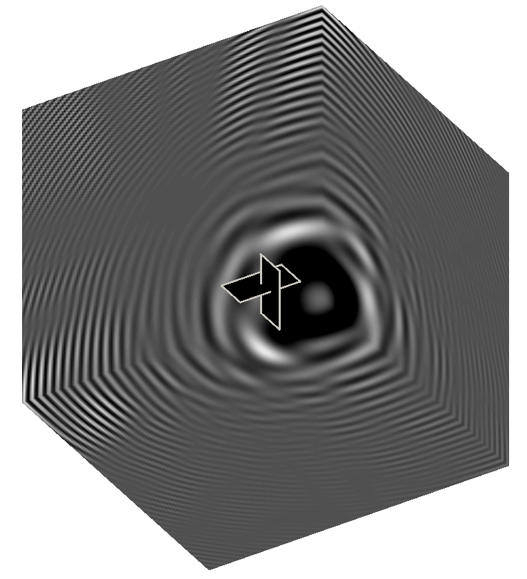 Plane-wave scattering multiscreen 3D